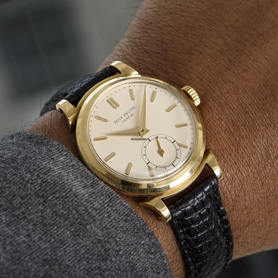 Patek Philippe Calatrava Mens watch Unisex Manual winding Yellow gold 1491 Replica 8