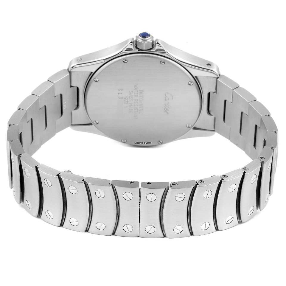 Cartier Santos Mens watch Unisex Automatic Steel 1920 Replica 8