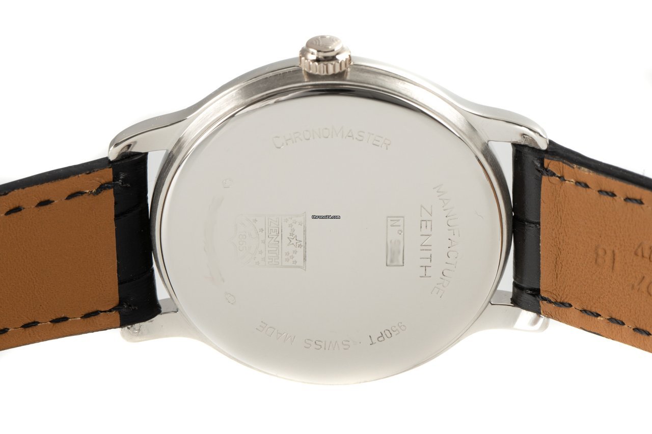 IMG_9081 Zenith Elite Mens watch Unisex Manual winding Platinum 39.0240.655 Replica 8