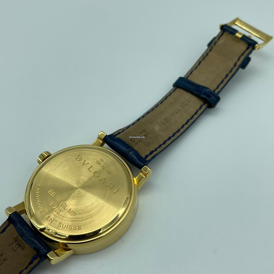 IMG_9081 Bulgari Bulgari Mens watch Unisex Automatic Yellow gold BB38GLMP Replica 8