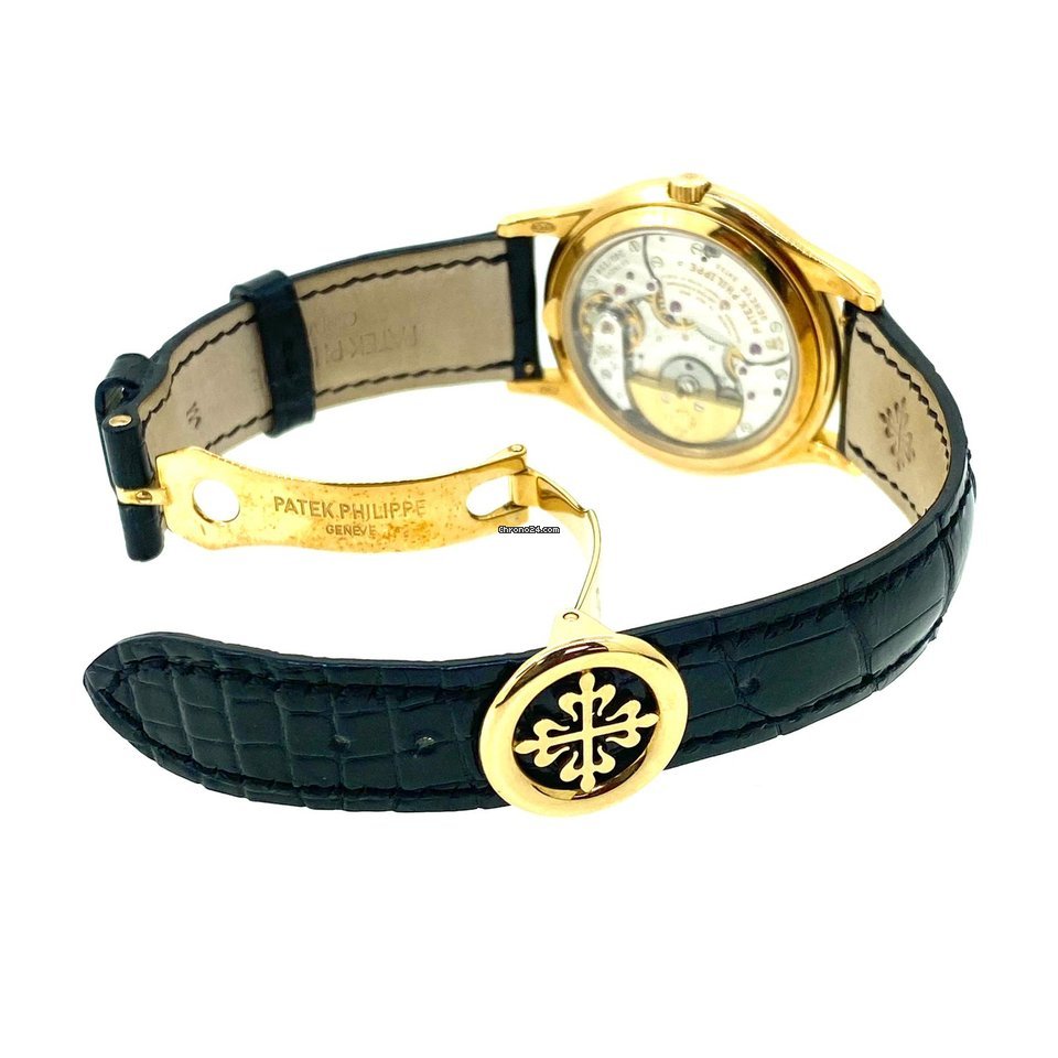 IMG_9081 Patek Philippe Perpetual Calendar Mens watch Unisex Automatic Yellow gold 5140J-001 Replica 8