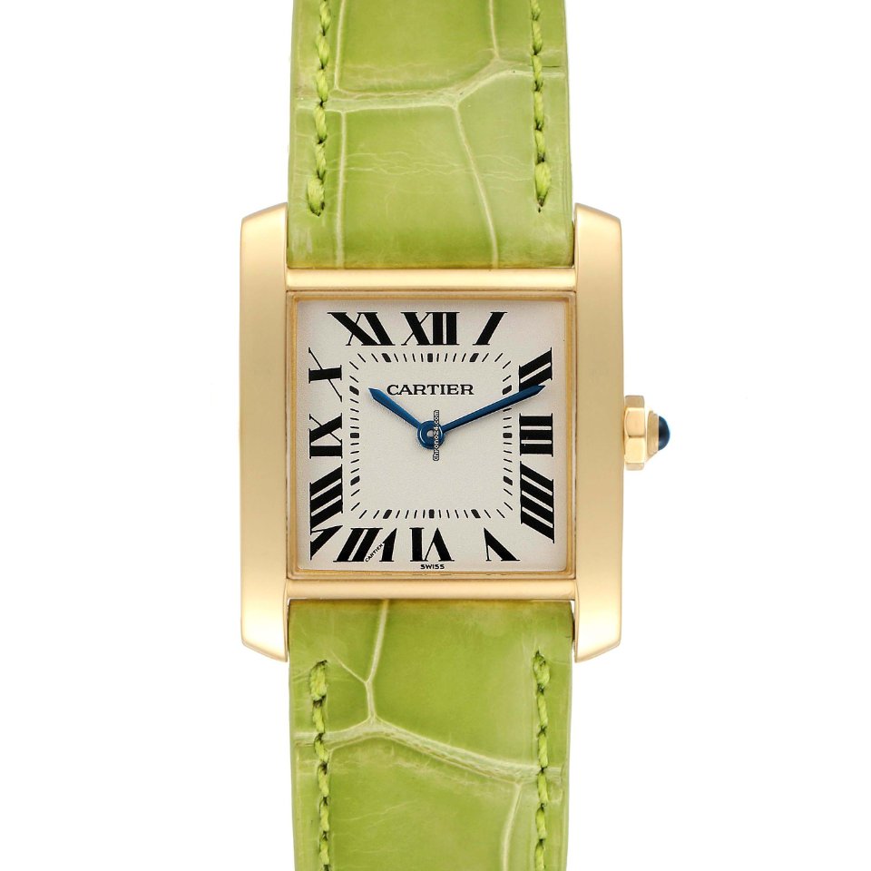 Cartier Tank Francaise Womens watch Quartz Yellow gold W5000356 Replica 8