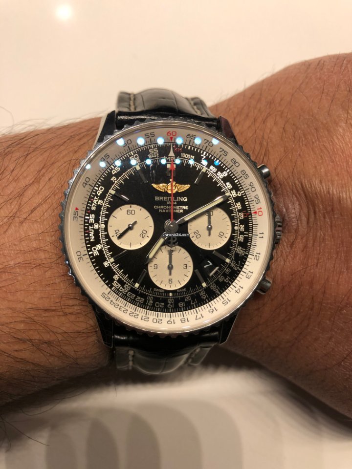 IMG_9081 Breitling Navitimer 01 Mens watch Unisex Automatic Steel AB012012.BB01.435X.A20BA.1 Replica 8
