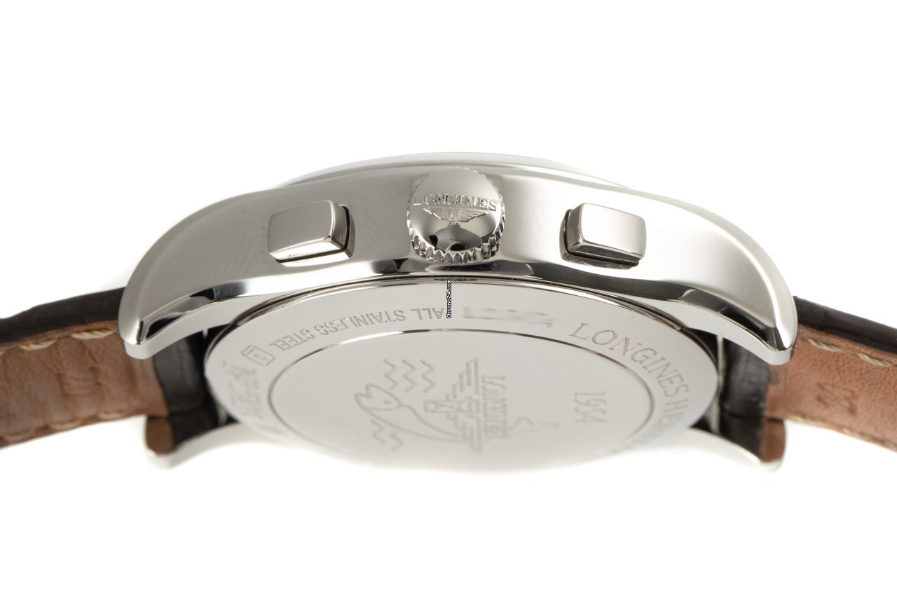 IMG_9081 Longines Heritage Mens watch Unisex Automatic Steel L2.747.4 Replica 8