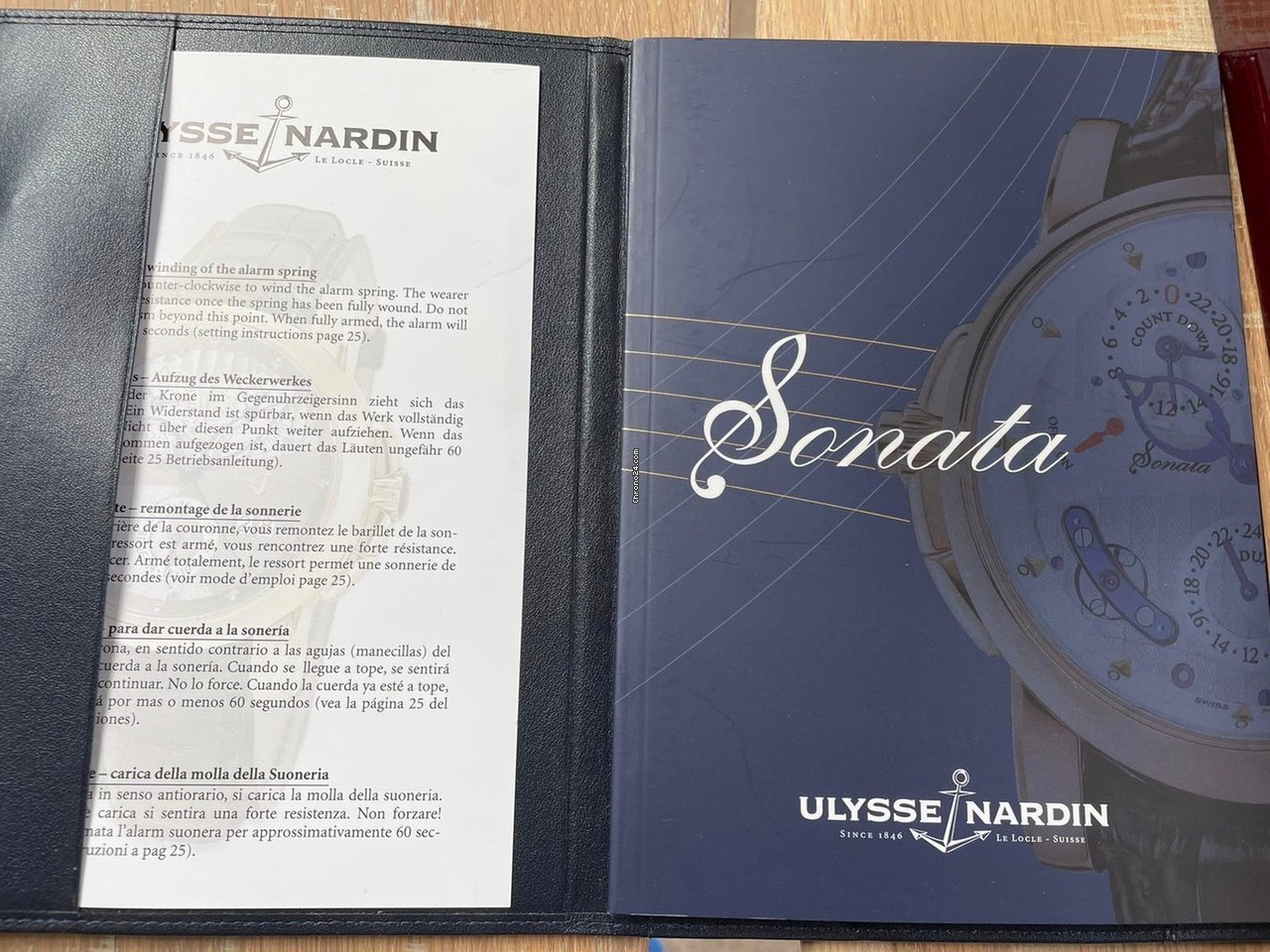 IMG_9081 Ulysse Nardin Sonata Mens watch Unisex Automatic Rose gold 666-88 Replica 8
