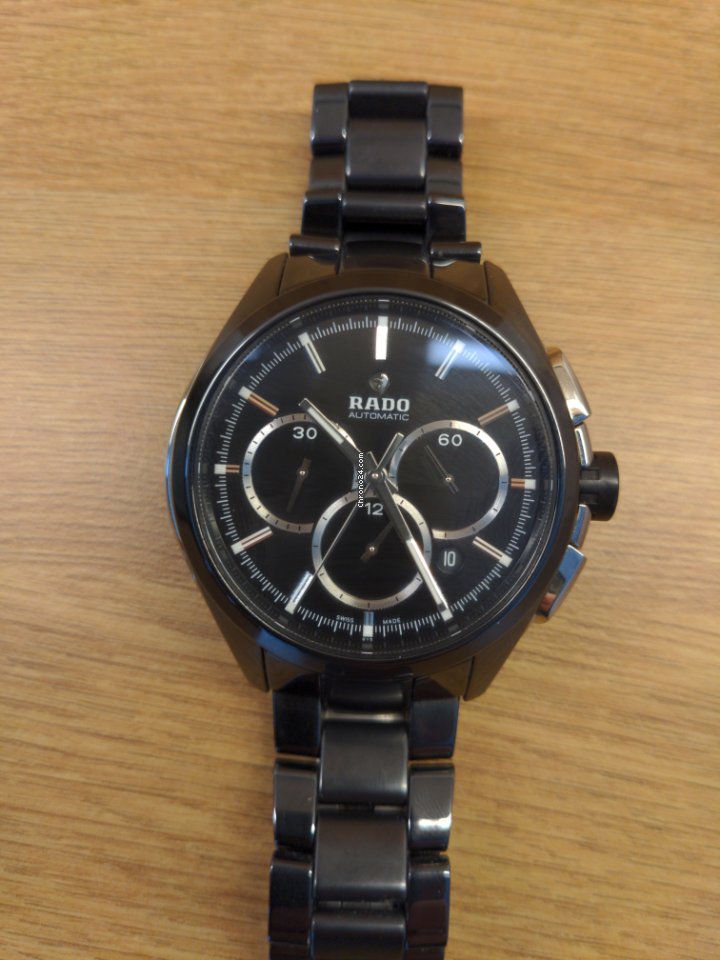 IMG_9081 Rado HyperChrome Chronograph Mens watch Unisex Automatic Ceramic R32275152 Replica 8