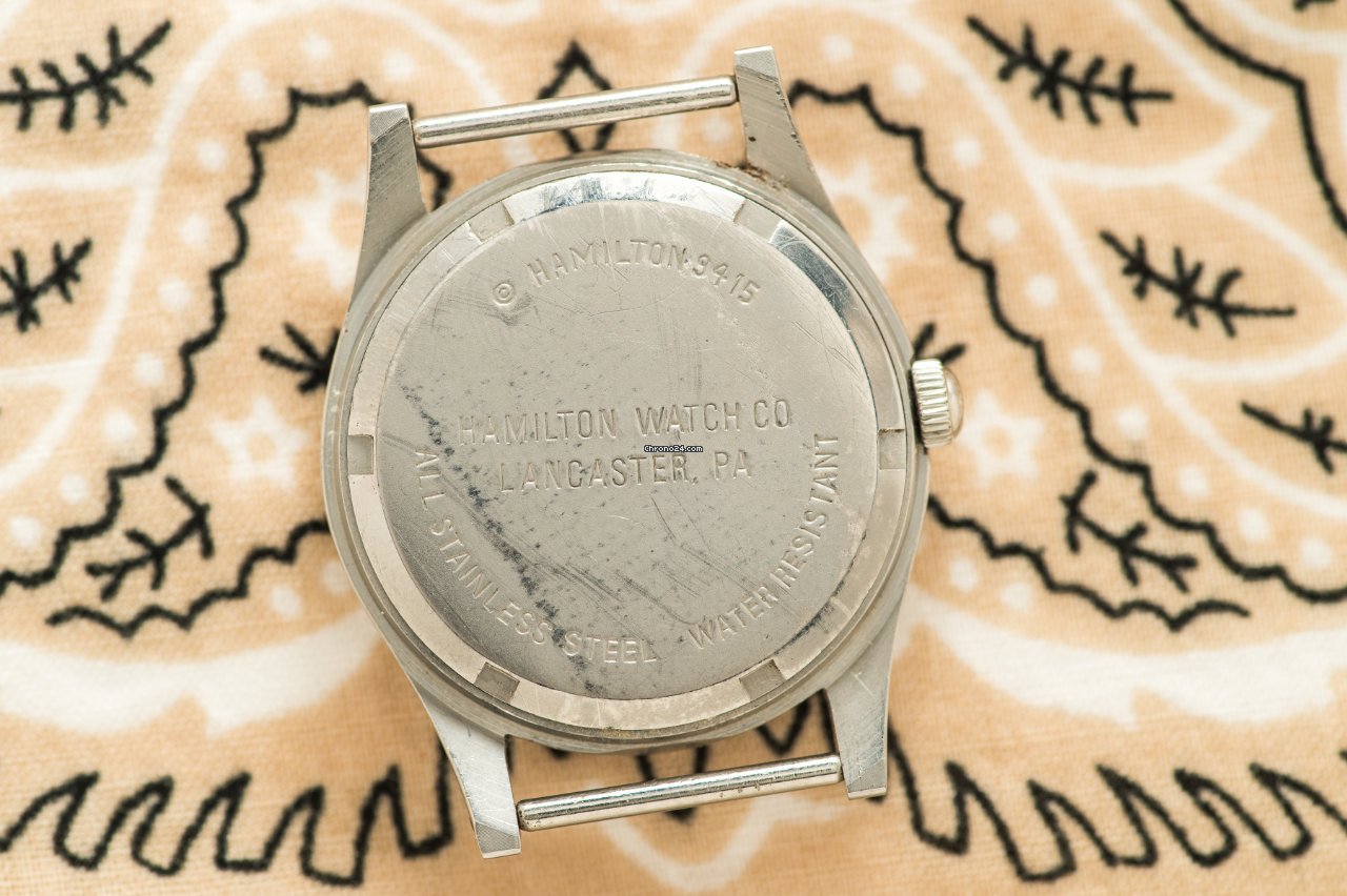 IMG_9081 Hamilton Khaki Field Mens watch Unisex Manual winding Steel 9415 Replica 8