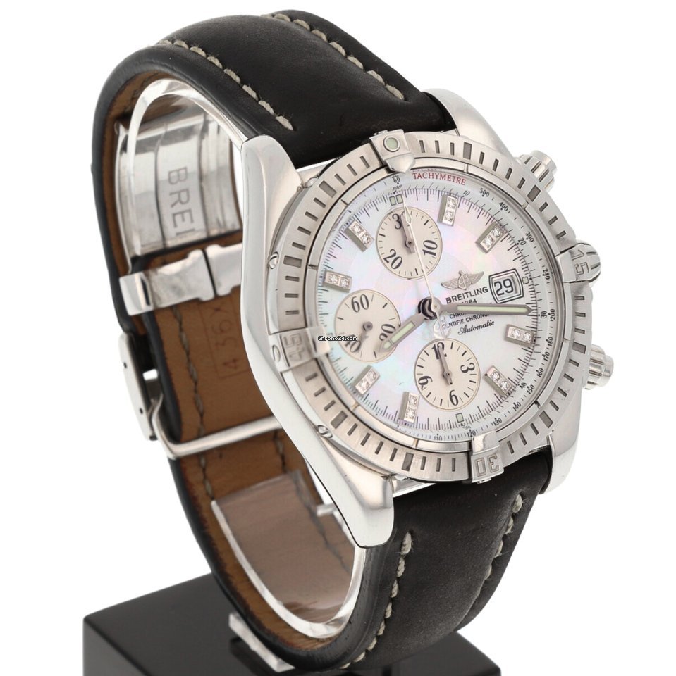 IMG_9081 Breitling Chronomat Evolution Mens watch Unisex Automatic Steel A1335653 Replica 8