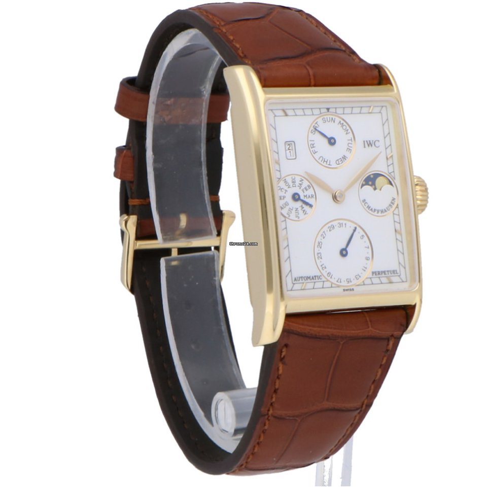 IMG_9081 IWC Novecento Mens watch Unisex Automatic Yellow gold IW354503 Replica 8