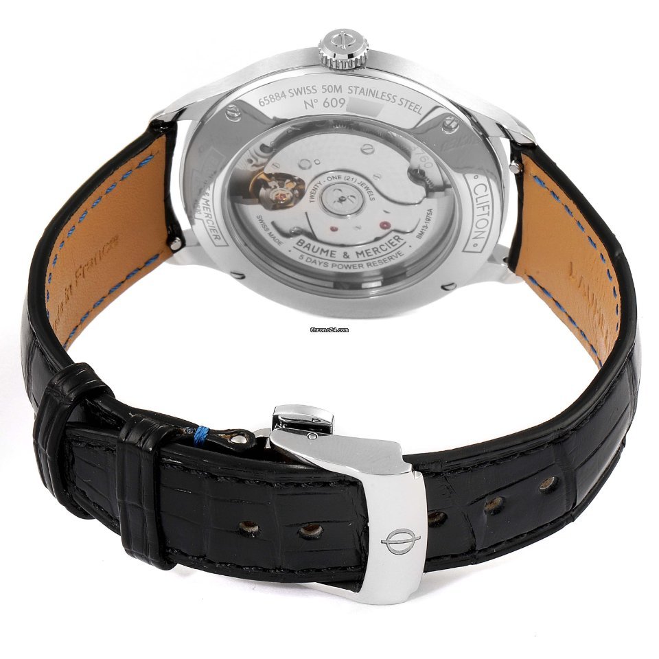 Baume & Mercier Clifton Mens watch Unisex Automatic Steel M0A10467 Replica 8