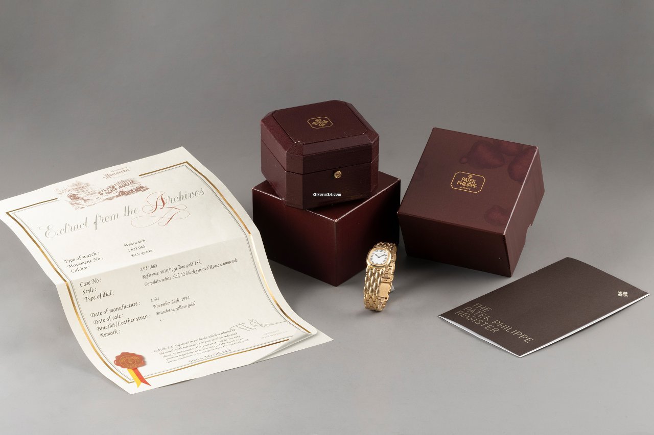 IMG_9081 Patek Philippe Golden Ellipse Womens watch Quartz Yellow gold 4830 1 Replica 8