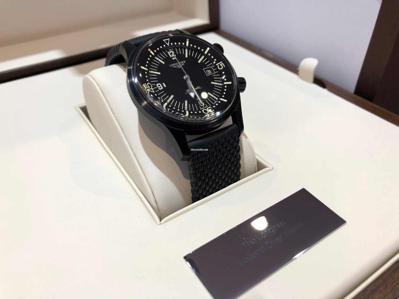 IMG_9081 Longines Legend Diver Mens watch Unisex Automatic Steel L37742509 Replica 8