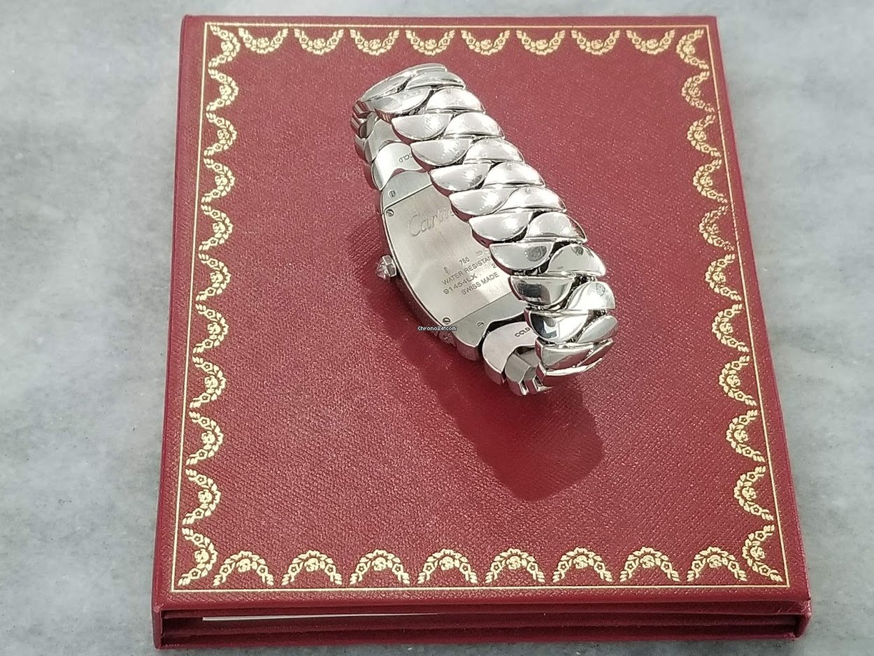 IMG_9081 Cartier La Dona de Cartier Womens watch Quartz White gold 2895 Replica 8