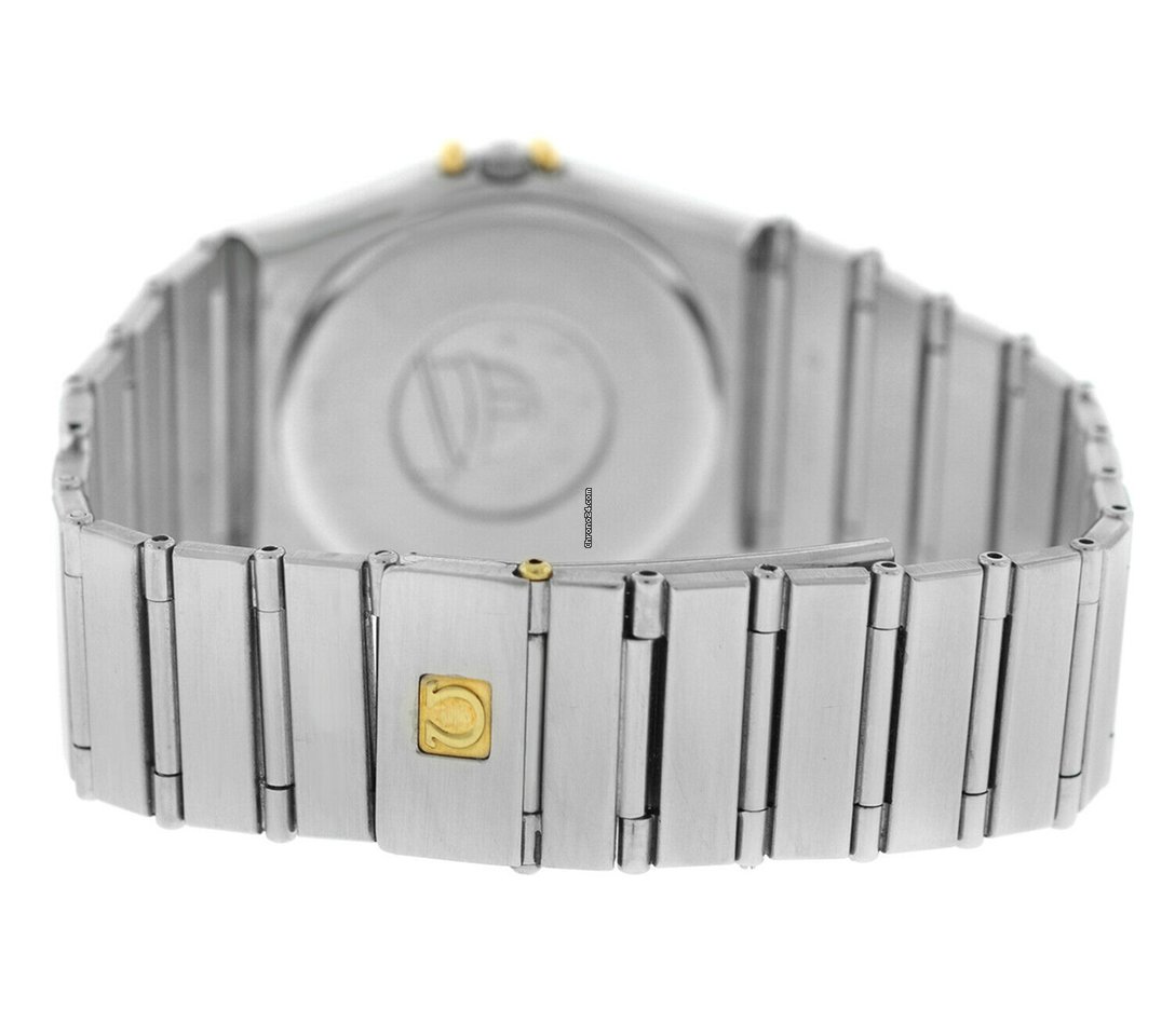 Omega Constellation Day-Date Mens watch Unisex Quartz Gold Steel 396.1069 Replica 8