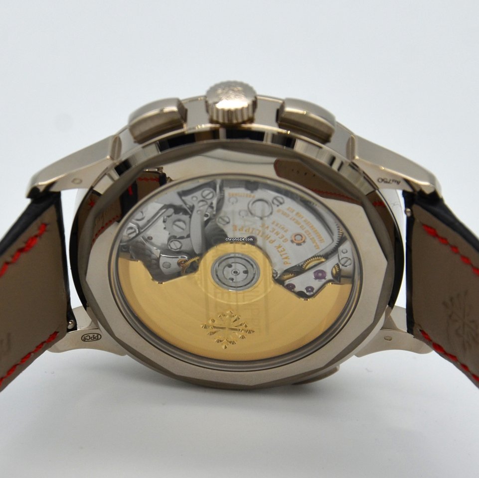 IMG_9081 Patek Philippe World Time Chronograph Mens watch Unisex Automatic White gold 5930G-011 Replica 8