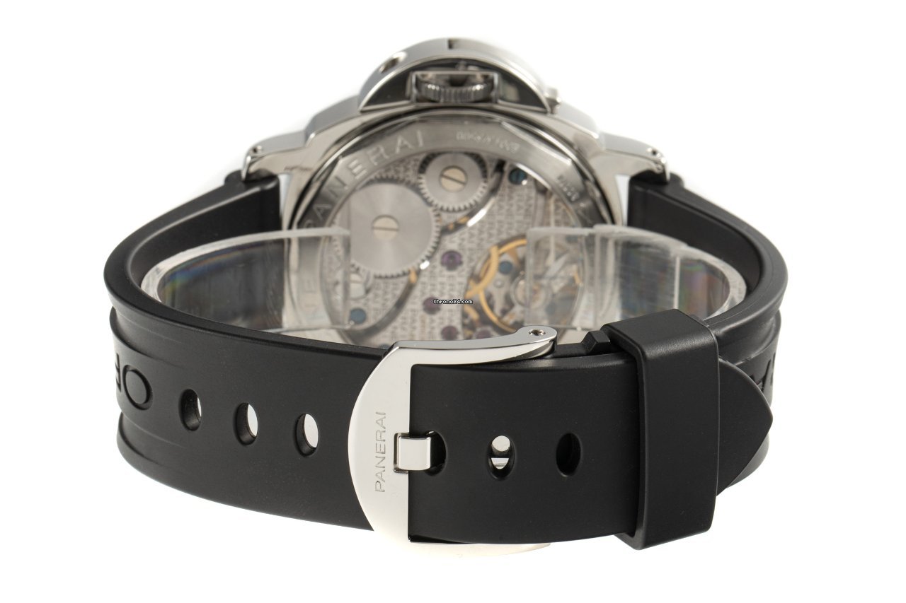 IMG_9081 Panerai Luminor Marina Mens watch Unisex Manual winding Steel OP6567 Replica 8