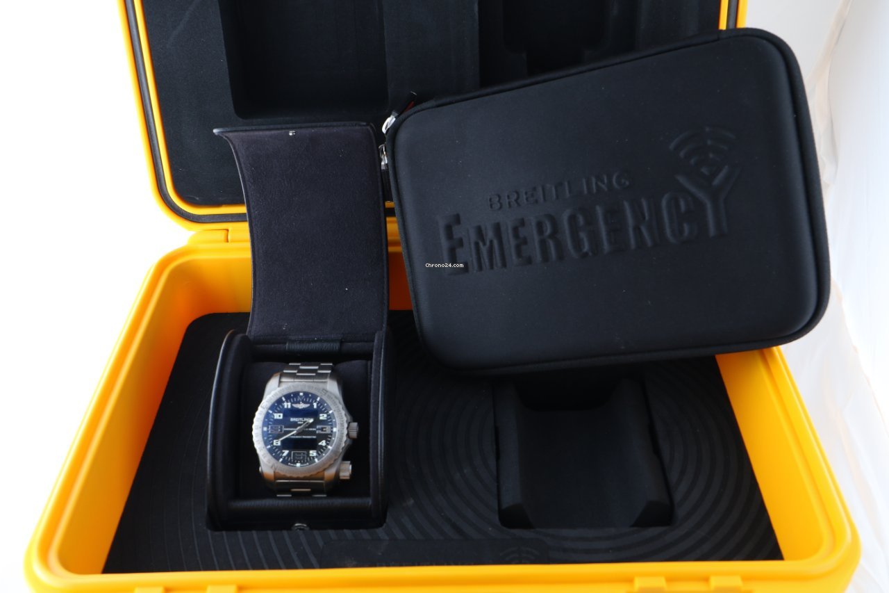 Breitling Emergency Mens watch Unisex Titanium E7632522BC02159E Replica 8