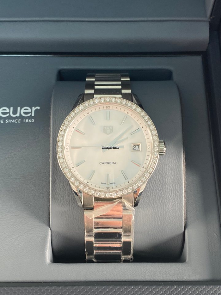 IMG_9081 TAG Heuer Carrera Lady Womens watch Quartz Steel WBK1316.BA0652 Replica 8