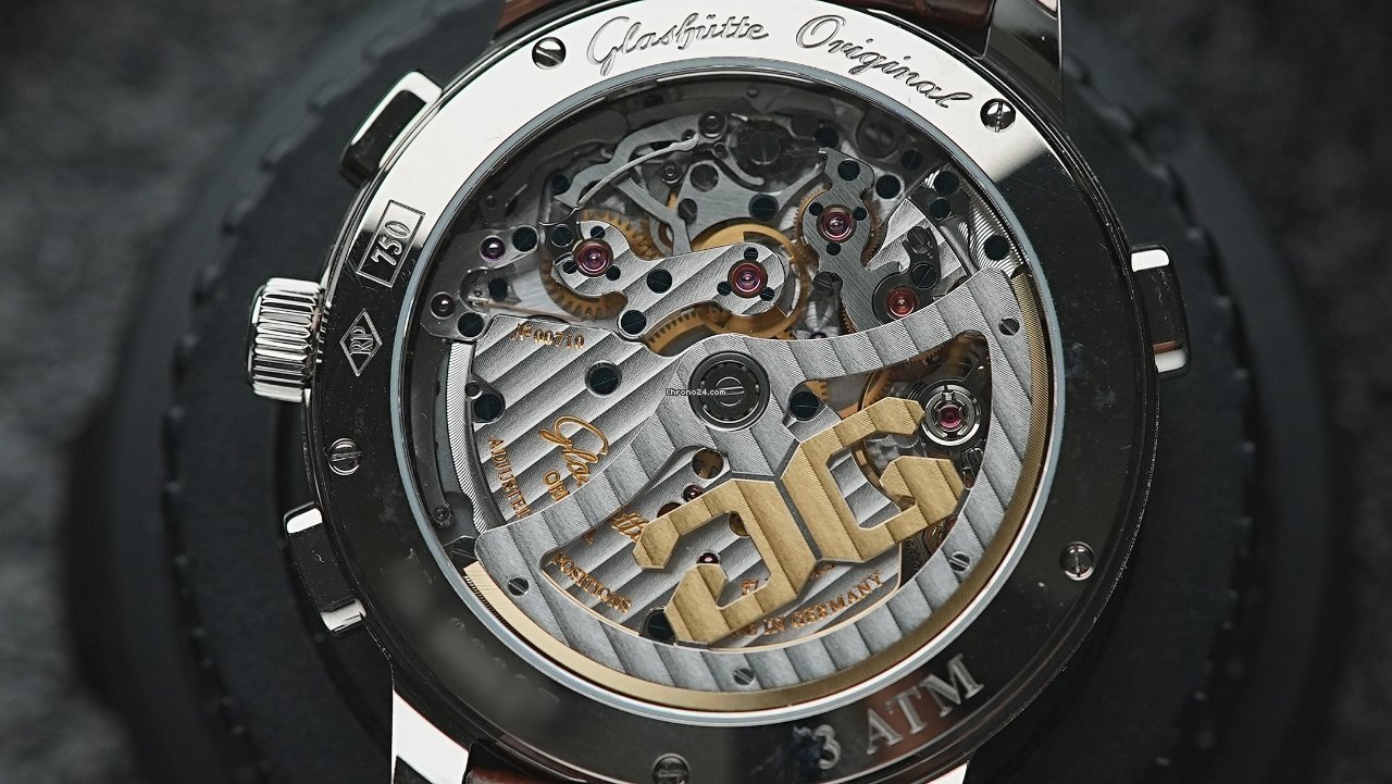 Glashutte Original PanoMaticChrono XL White gold 95-01-31-24-04 Replica 8