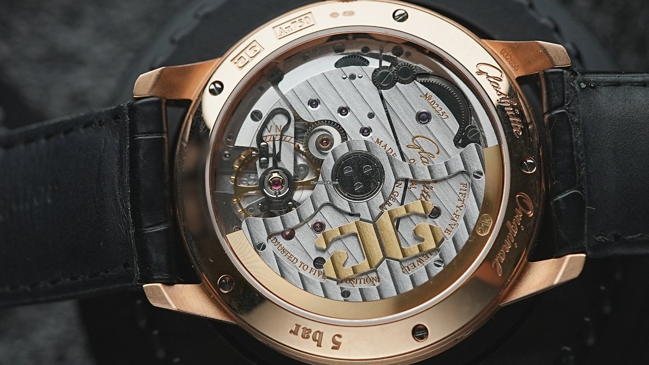 IMG_9081 Glashutte Original Senator Panorama Date Moon Phase Mens watch Unisex Automatic Rose gold 100-04-32-15-04 Replica 8