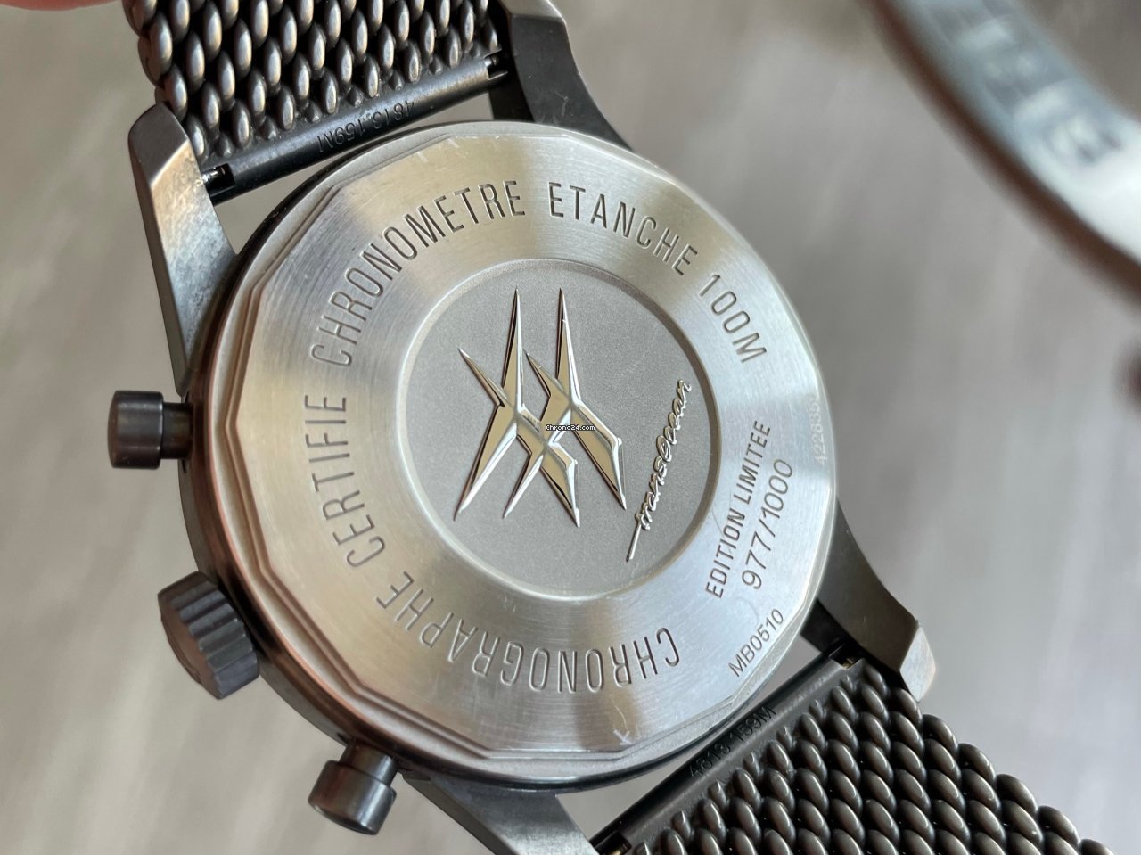 IMG_9081 Breitling Transocean Unitime Pilot Mens watch Unisex Automatic Steel MB0510U6 BC80 Replica 8