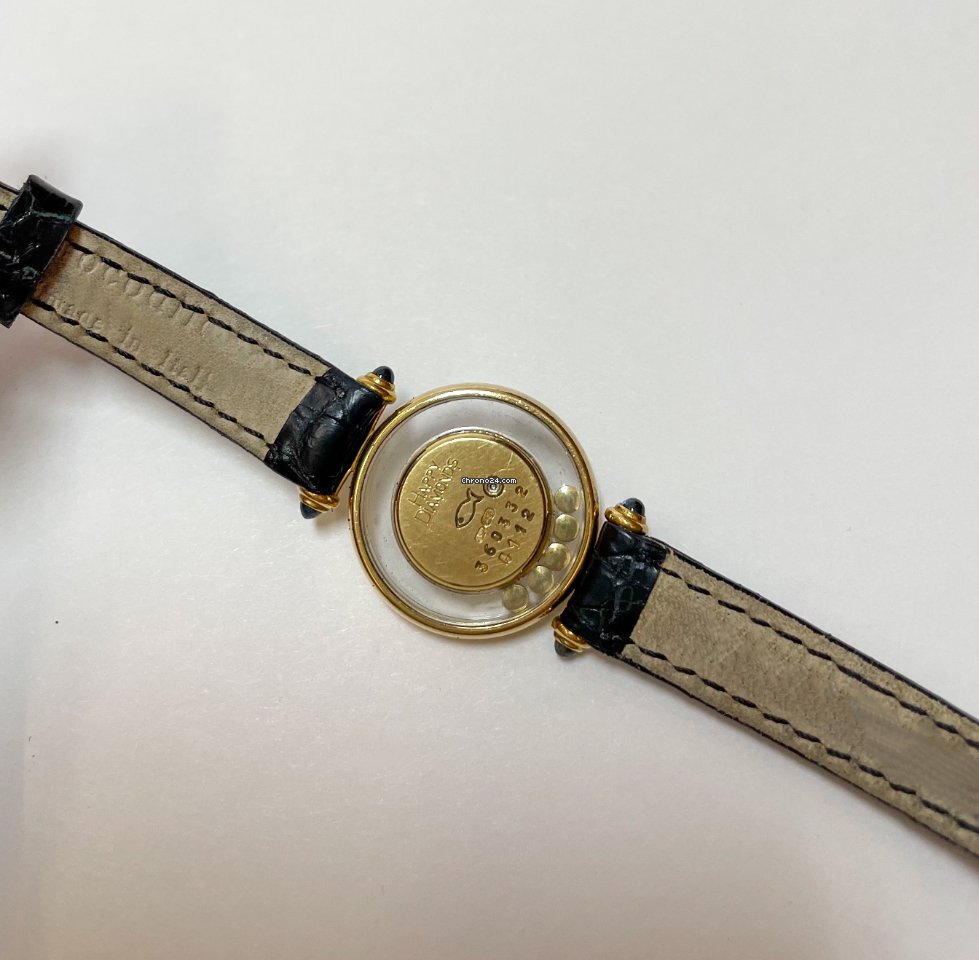IMG_9081 Chopard Happy Diamonds Womens watch Quartz Yellow gold 20 4780-23 Replica 8