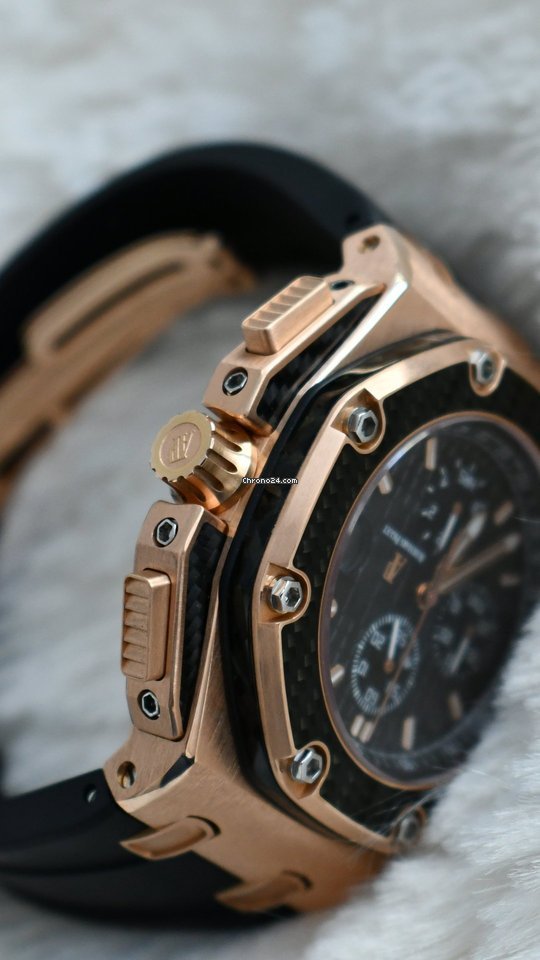 Audemars Piguet Royal Oak Offshore Chronograph Mens watch Unisex Automatic Rose gold 26030RO.OO.D021IN.01 Replica 8