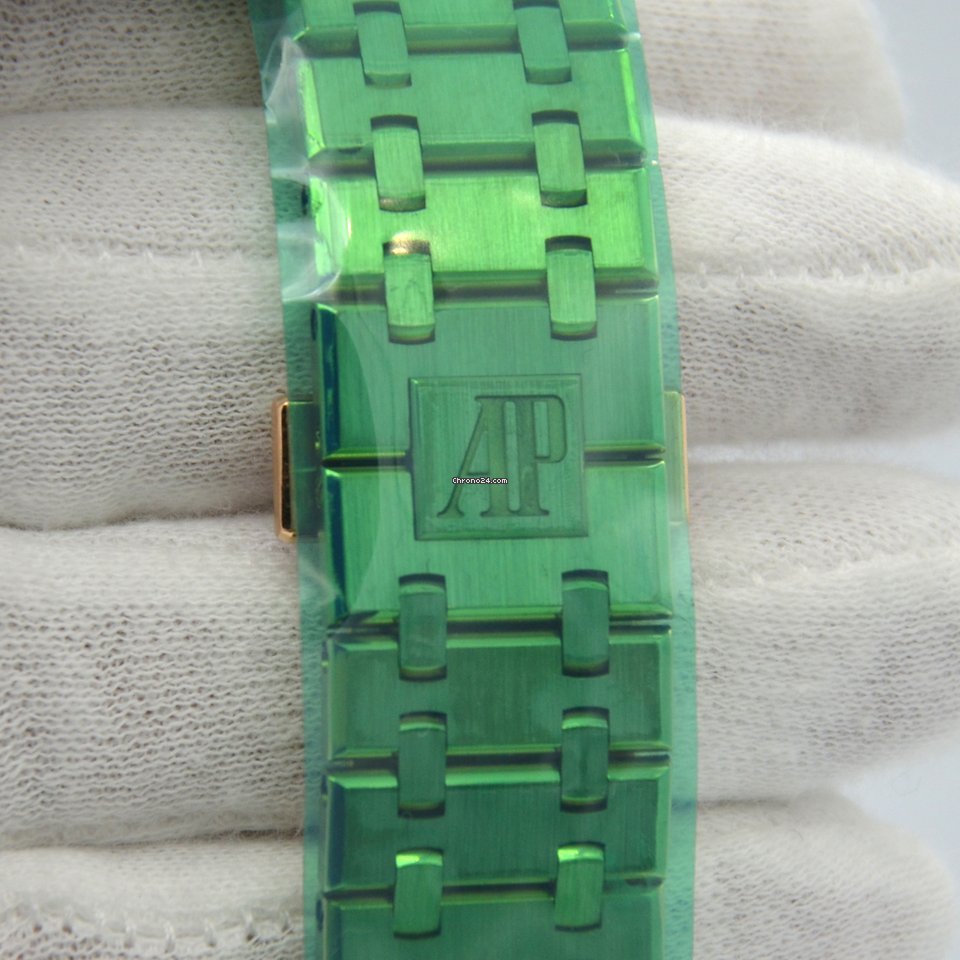 IMG_9081 Audemars Piguet Royal Oak Selfwinding Mens watch Unisex Automatic Rose gold 15400or.oo.1220or.01 Replica 8