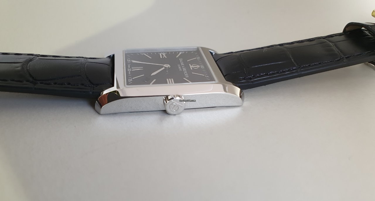 IMG_9081 Baume & Mercier Hampton Mens watch Unisex Quartz Steel M0A08678 Replica 8