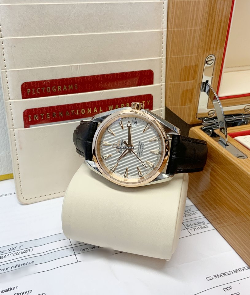 Omega Seamaster Aqua Terra Mens watch Unisex Automatic Gold Steel 231.23.39.21.02.001 Replica 8