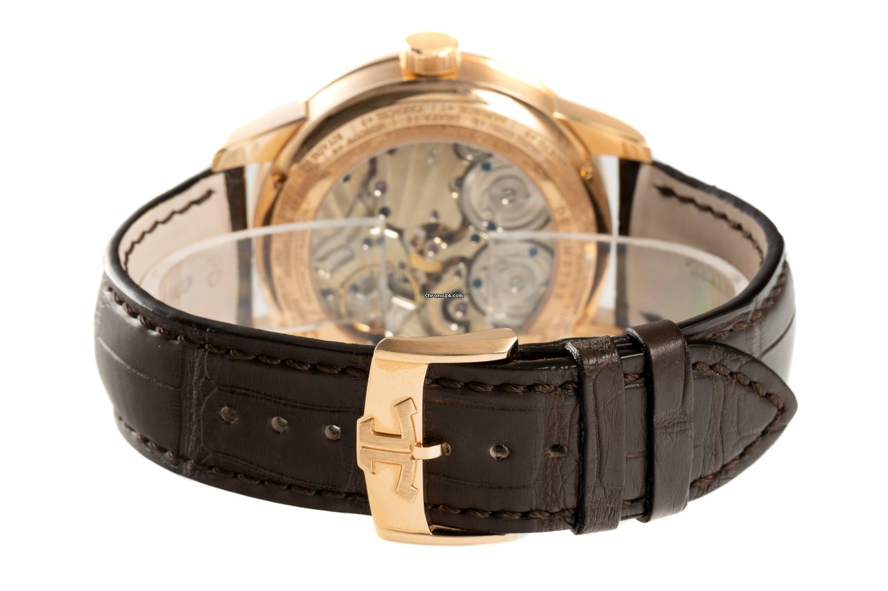 Jaeger-LeCoultre Duometre Mens watch Unisex Manual winding Yellow gold Q6062520 Replica 8