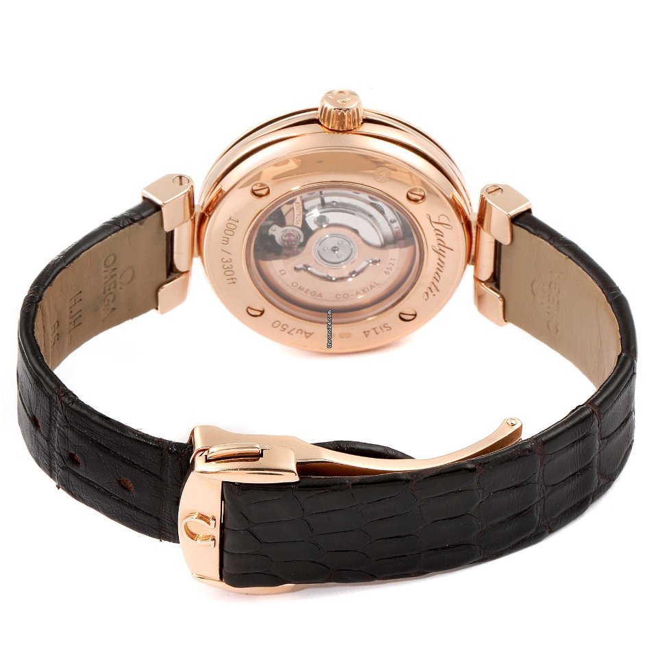 IMG_9081 Omega De Ville Ladymatic Womens watch Automatic Rose gold 425.63.34.20.63.001 Replica 8