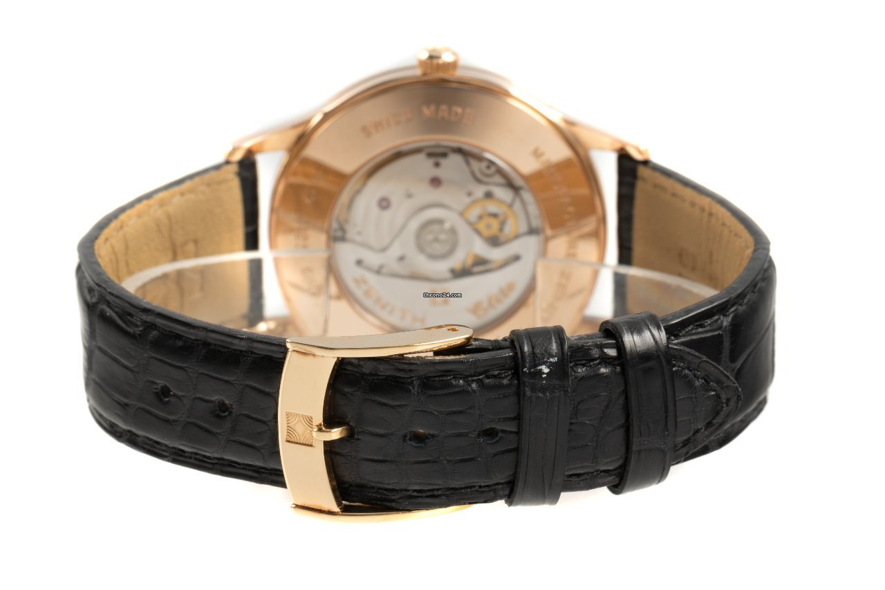 IMG_9081 Zenith Elite Mens watch Unisex Automatic Yellow gold 17.0125.680 Replica 8
