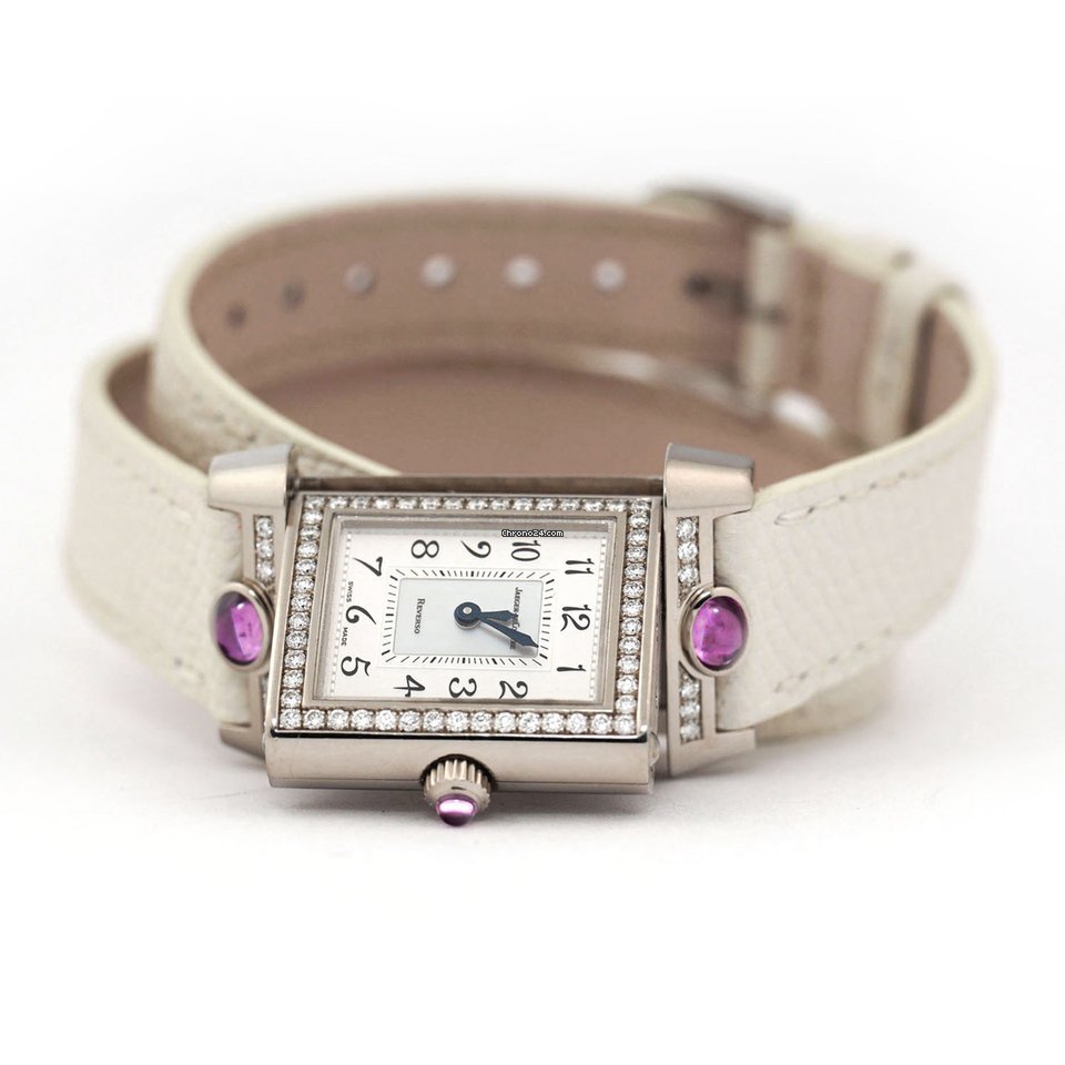 IMG_9081 Jaeger-LeCoultre Reverso Womens watch White gold Q2623402 Replica 8