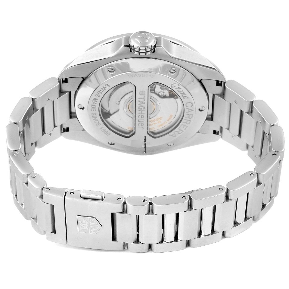 IMG_9081 TAG Heuer Grand Carrera Mens watch Unisex Automatic Steel WAV5112.BA0901 Replica 8