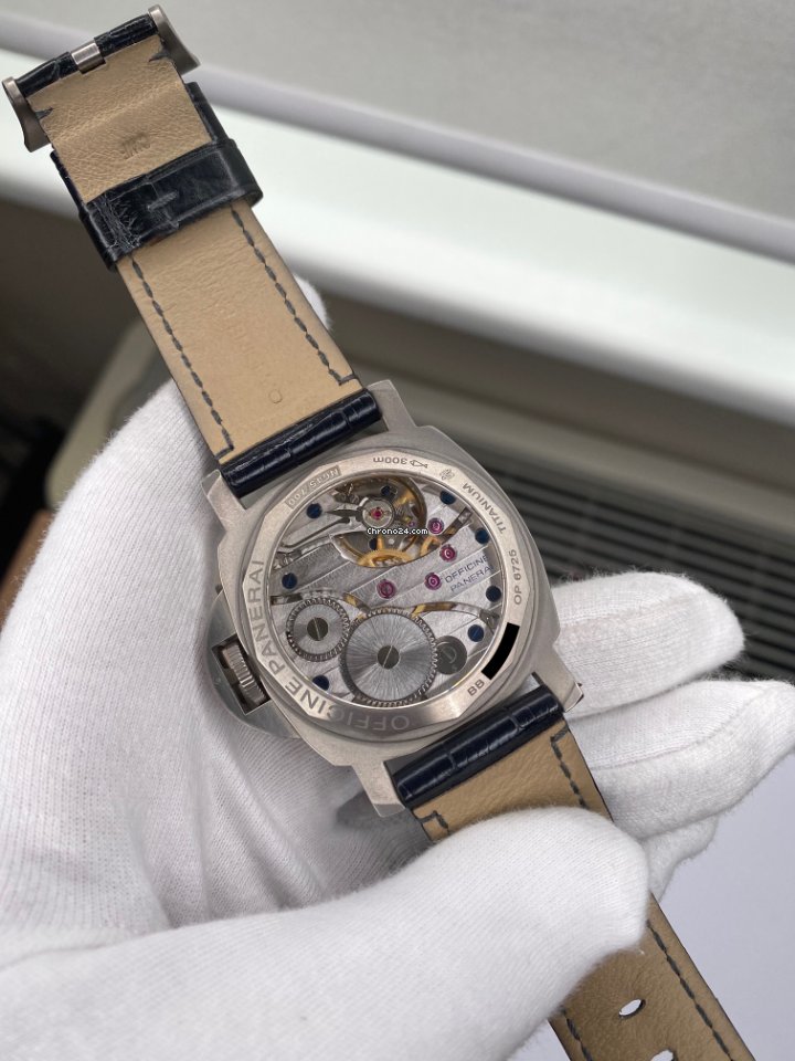 IMG_9081 Panerai Luminor Base Mens watch Unisex Manual winding Steel PAM 00176 Replica 8
