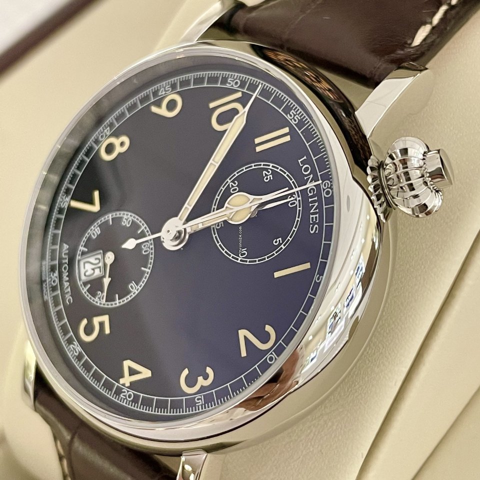 IMG_9081 Longines Avigation Mens watch Unisex Automatic Steel L2.812.4.53.2 Replica 8