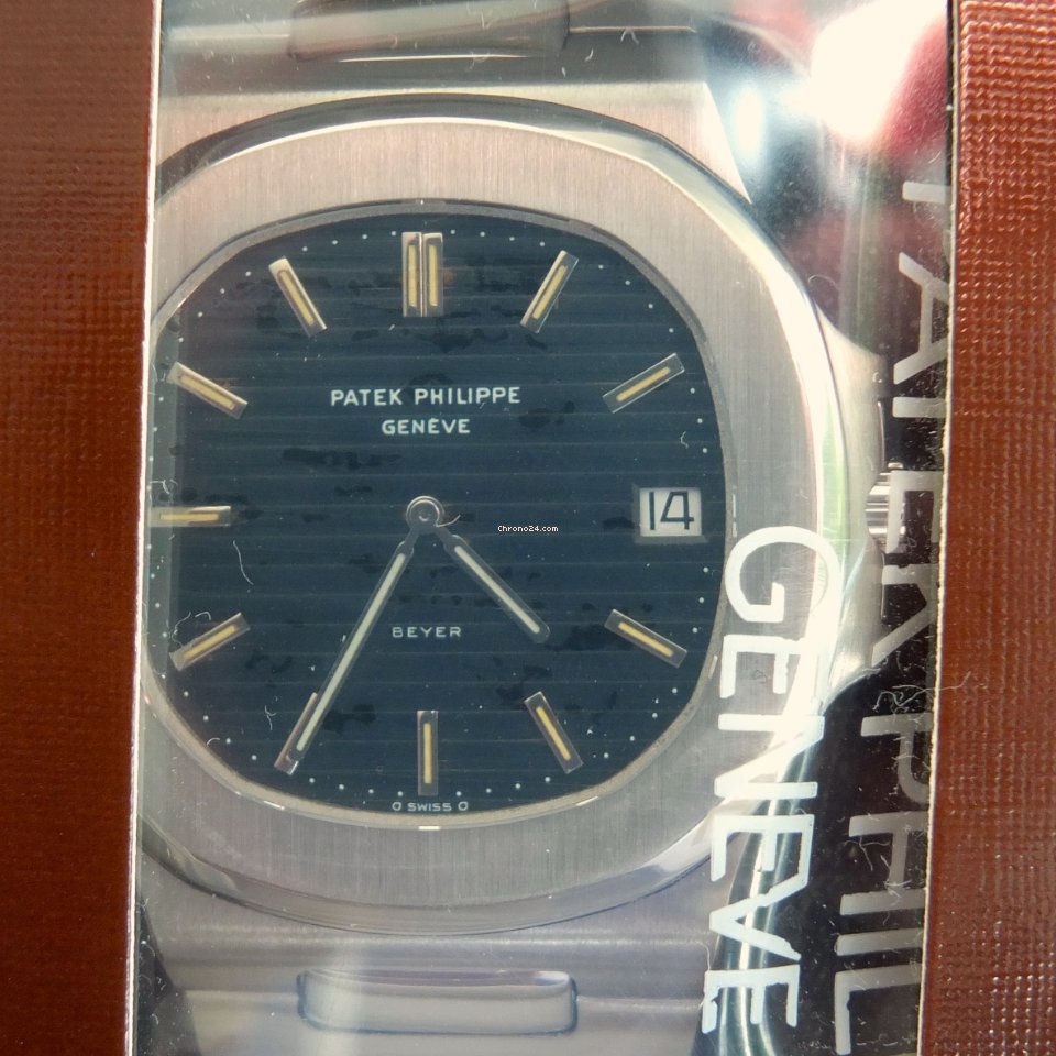 IMG_9081 Patek Philippe Nautilus Mens watch Unisex Automatic Steel 3700 PP Nautlius Jumbo Stahl Beyer + 3700 GG G1belin -41mm Sammlerpaket Replica 8