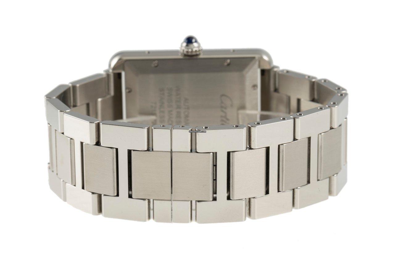 IMG_9081 Cartier Tank Solo Mens watch Unisex Automatic Steel 3515 Replica 8