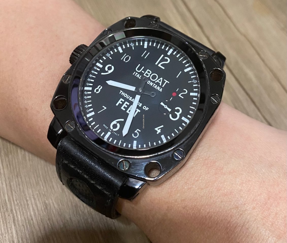 IMG_9081 U-Boat Thousands of Feet Mens watch Unisex Manual winding Steel Thousands of Feet Replica 8