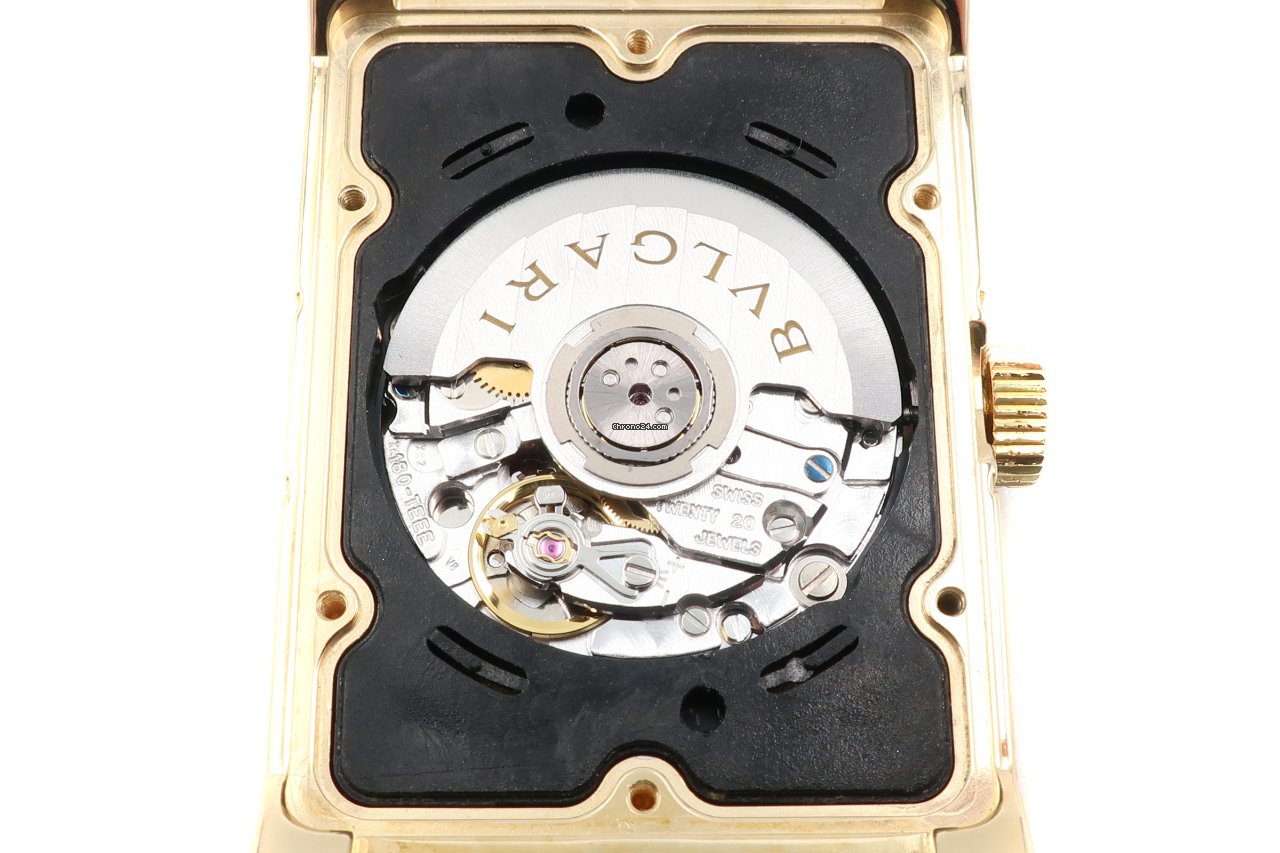 Bulgari Rettangolo Mens watch Unisex Automatic Yellow gold RT45G Replica 8