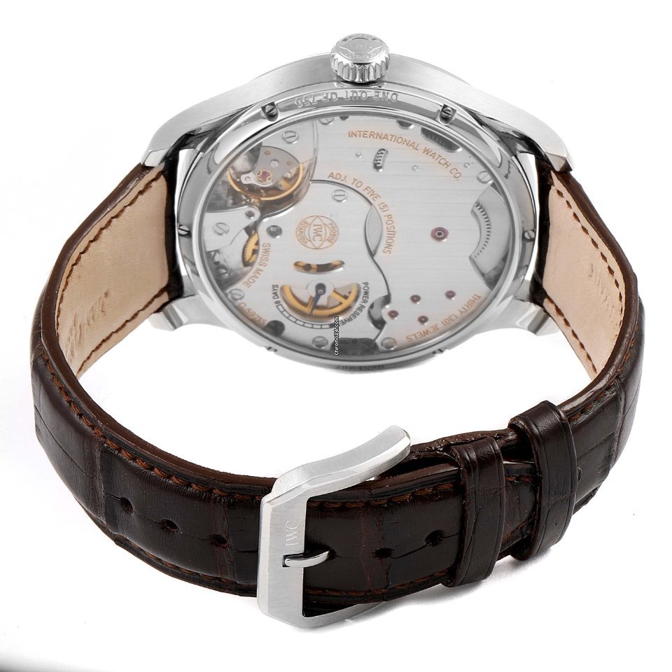 IMG_9081 IWC Portuguese Hand-Wound Mens watch Unisex Manual winding Steel IW510205 Replica 8