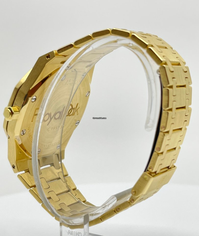 IMG_9081 Audemars Piguet Royal Oak Perpetual Calendar Mens watch Unisex Automatic Yellow gold 25654BA Replica 8