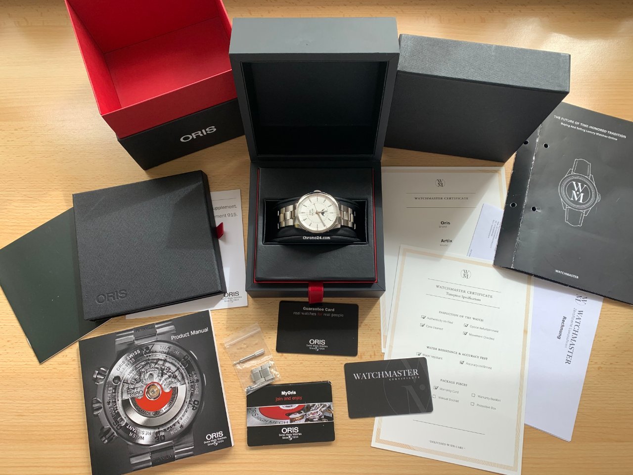 IMG_9081 Oris Artix Complication Mens watch Unisex Automatic Steel 01 915 7643 4051-07 5 21 81FC Replica 8