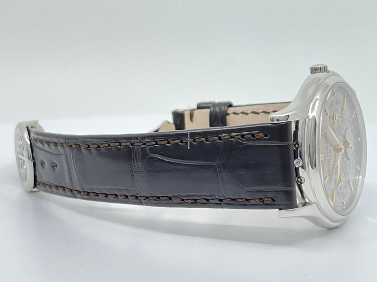 IMG_9081 Patek Philippe Perpetual Calendar Mens watch Unisex Automatic Platinum 5550P-001 Replica 8