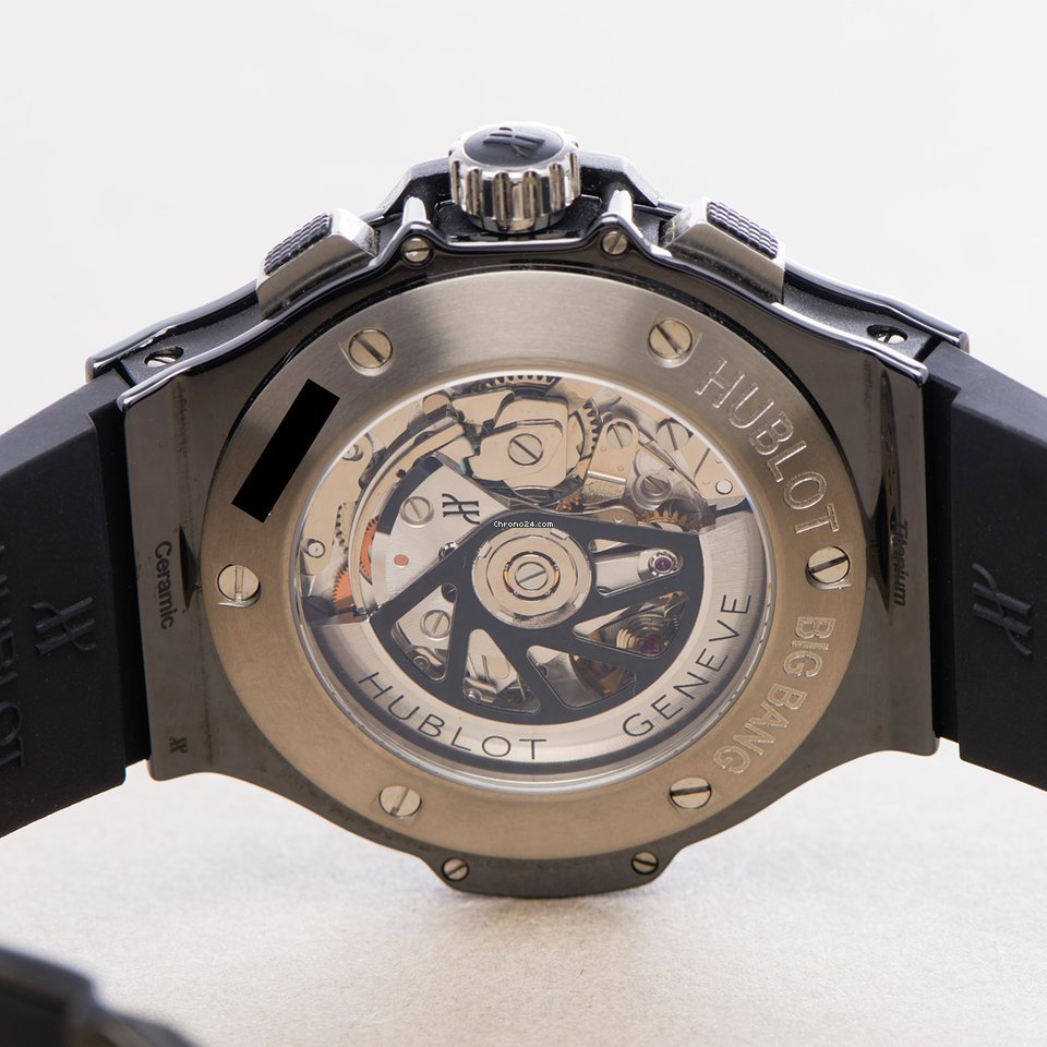 IMG_9081 Hublot Big Bang 44 mm Mens watch Unisex Automatic Ceramic 301.CT.130.RX Replica 8