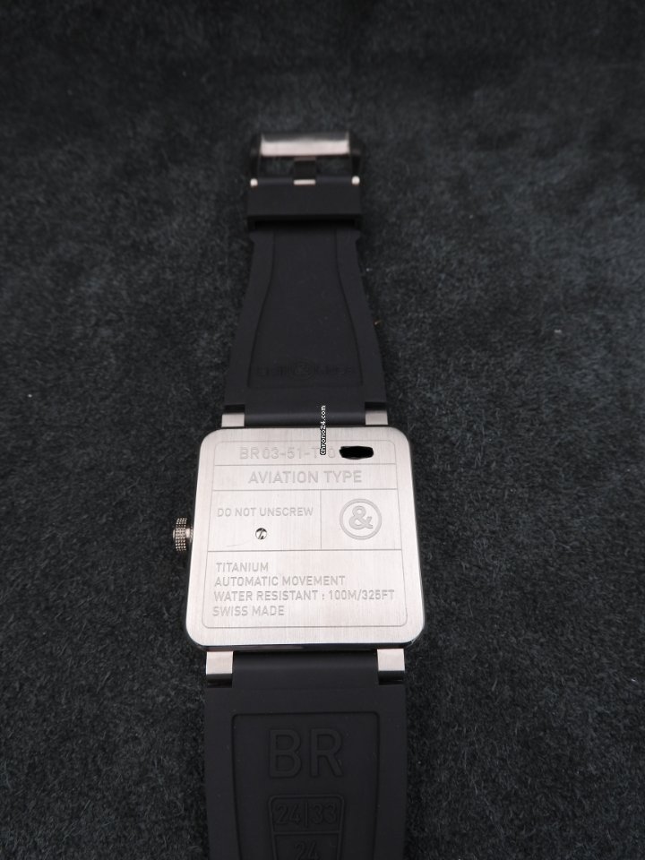IMG_9081 Bell & Ross BR 03-51 GMT Mens watch Unisex Automatic Titanium BR03-51GMT Replica 8