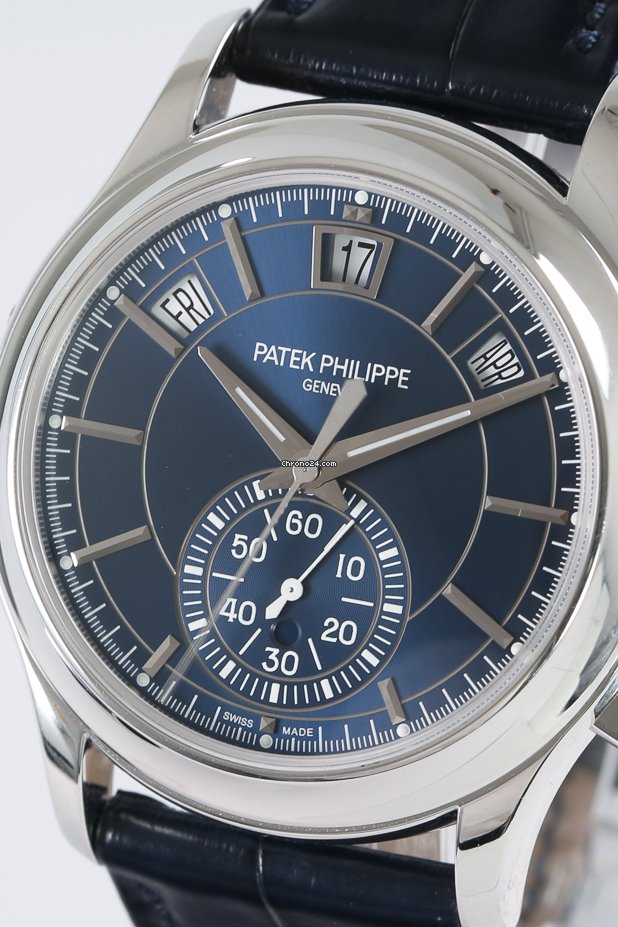 Patek Philippe Annual Calendar Chronograph Mens watch Unisex Automatic Platinum 5905P-001 Replica 8