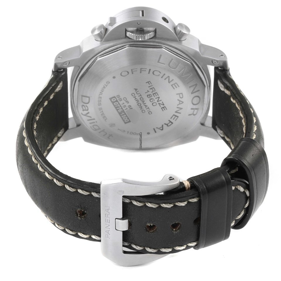 IMG_9081 Panerai Luminor Chrono Mens watch Unisex Automatic Steel PAM00356 Replica 8