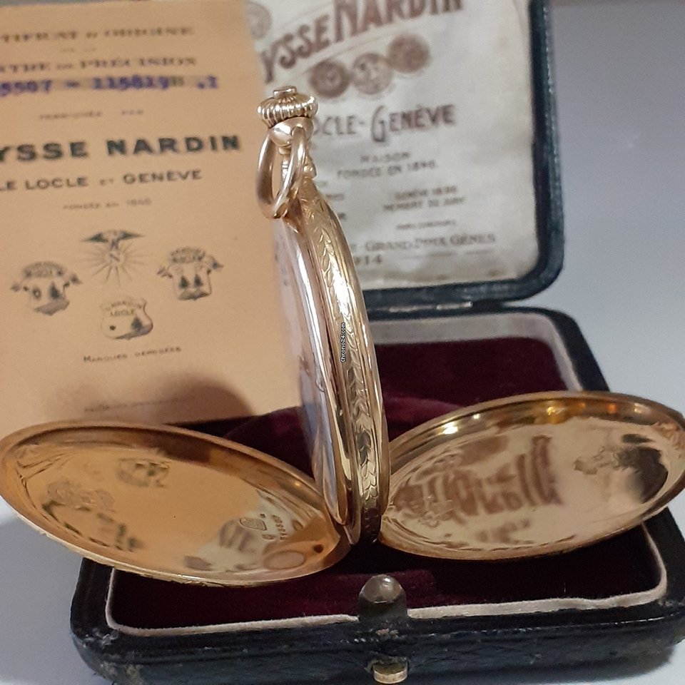 IMG_9081 Ulysse Nardin Mens watch Unisex Manual winding Yellow gold 115819 Replica 8